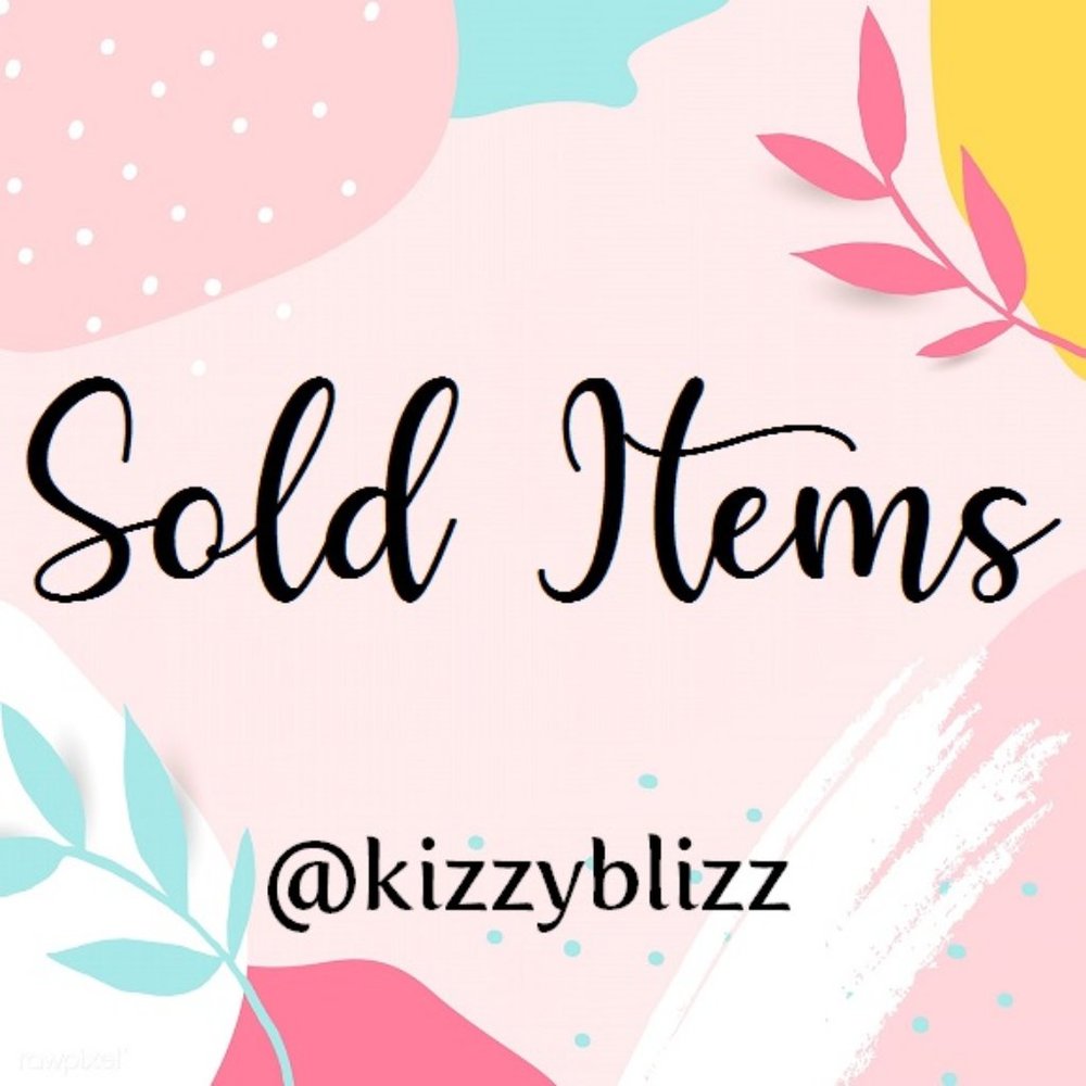 🎉 Sold Items - Thank you! 🎉